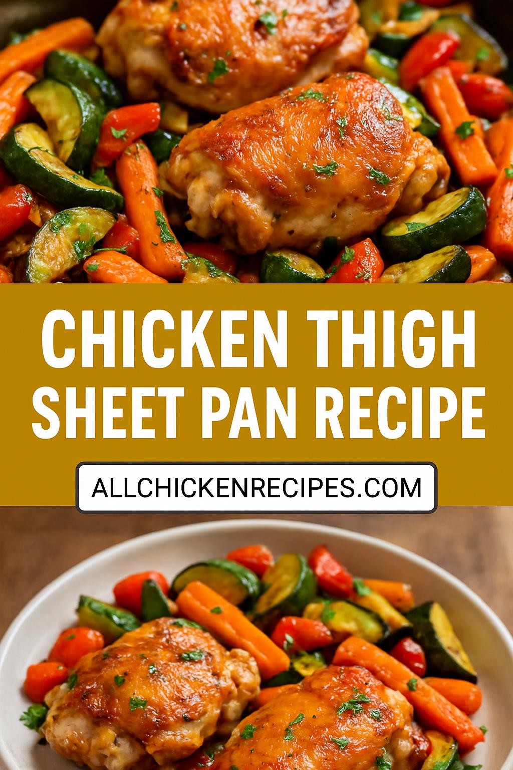 chicken thigh sheet pan recipe