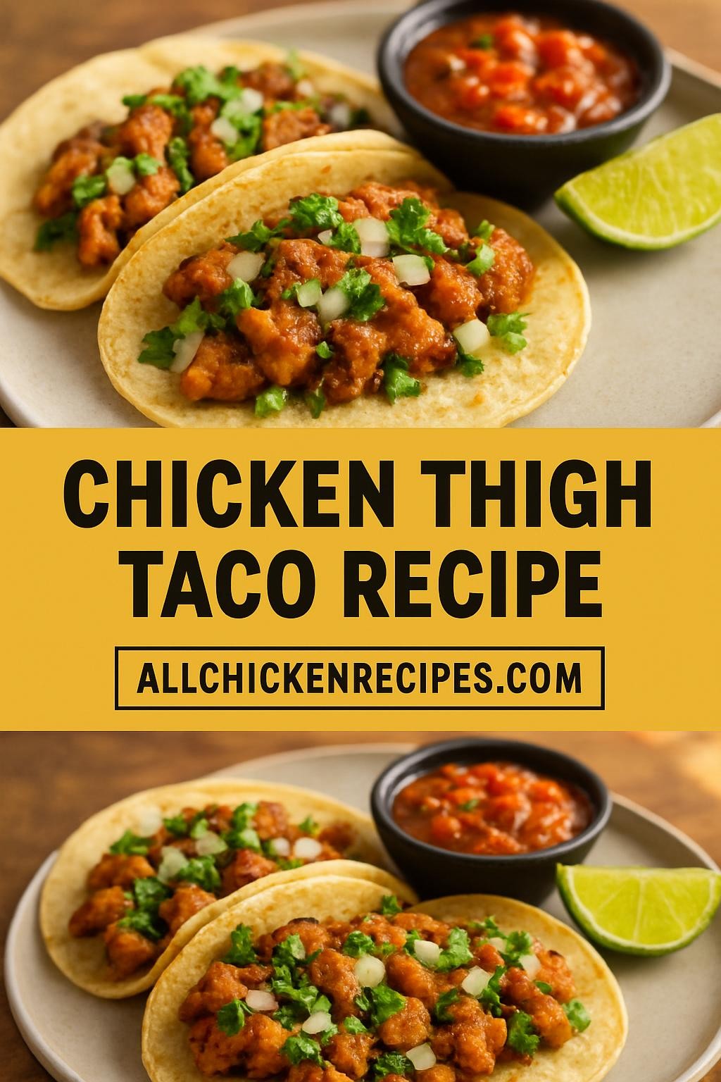 chicken thigh taco recipe