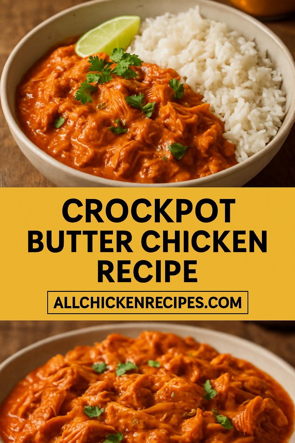 crockpot butter chicken recipe
