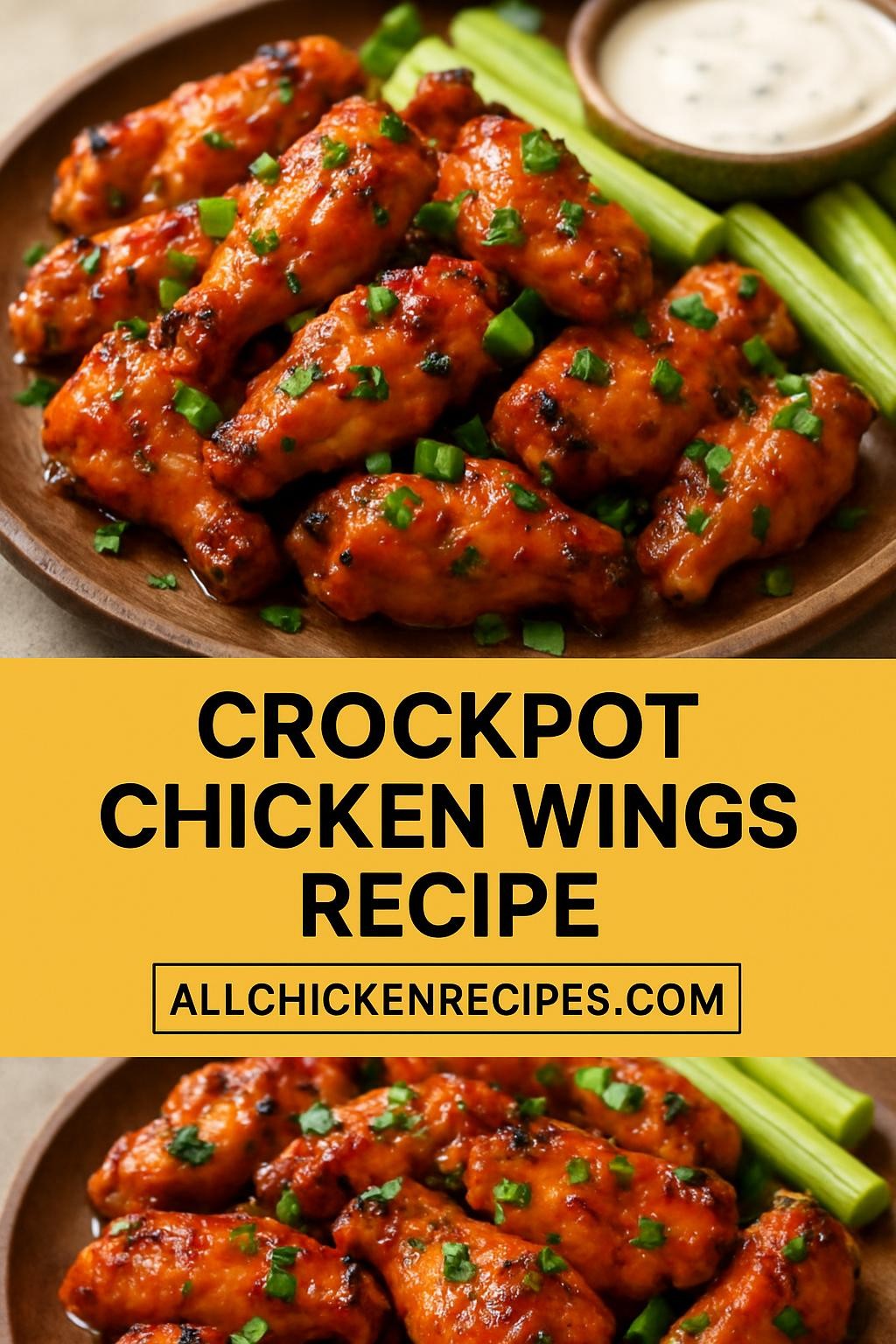 crockpot chicken wings recipe