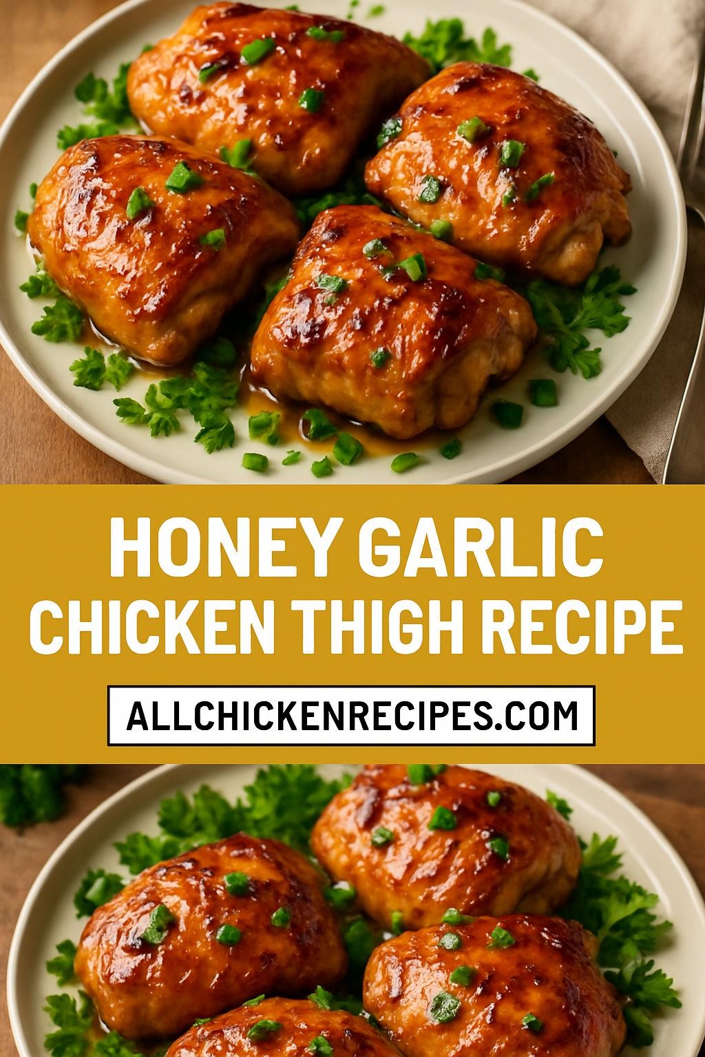 honey garlic chicken thigh recipe