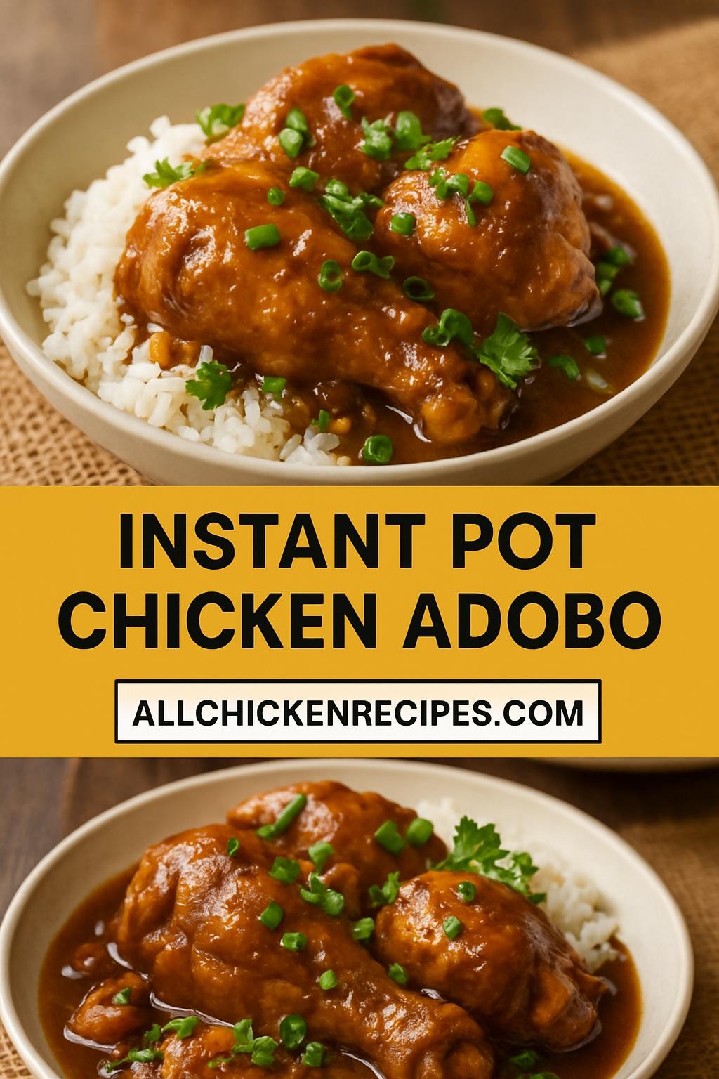 instant pot chicken adobo