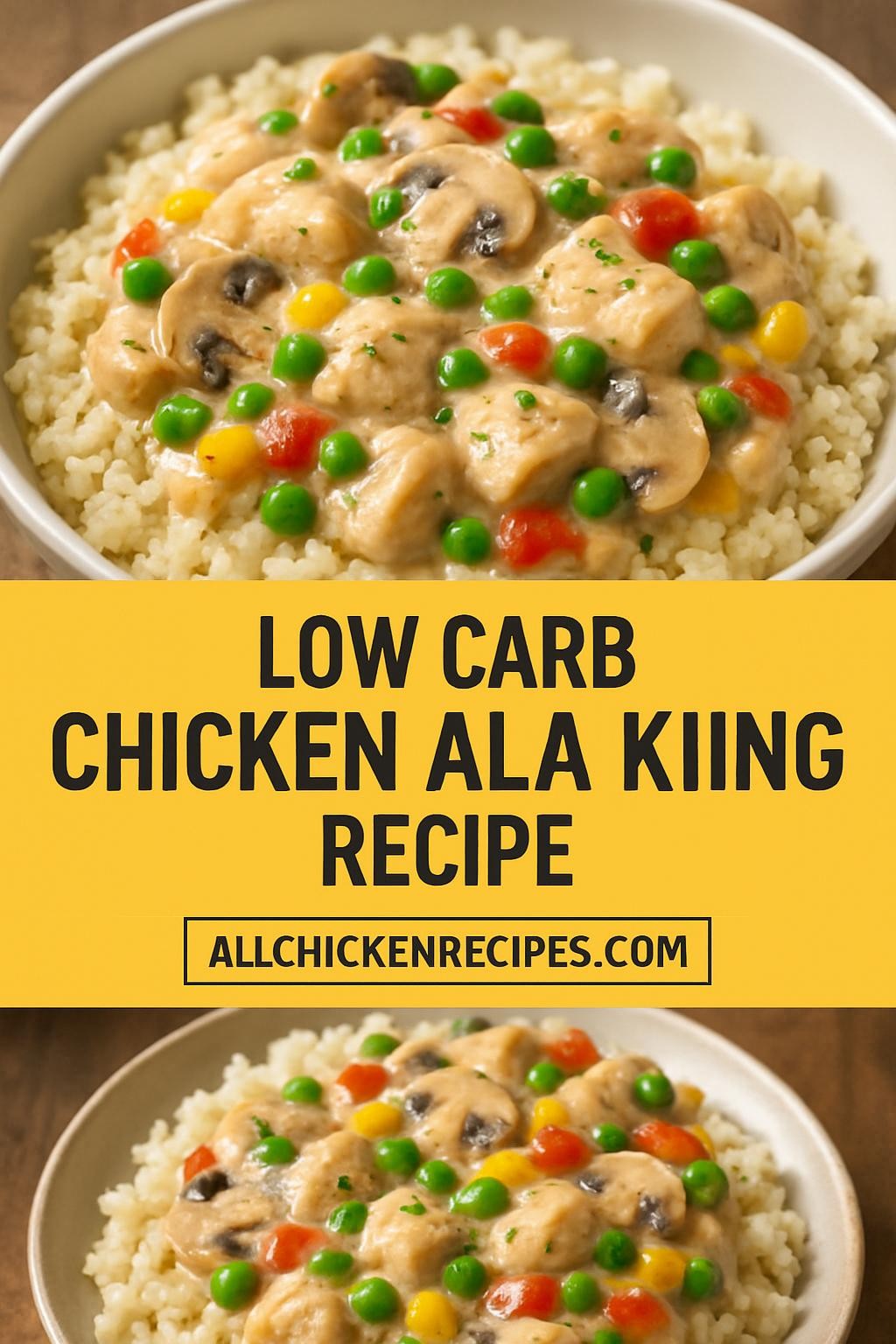 low carb chicken ala king recipe