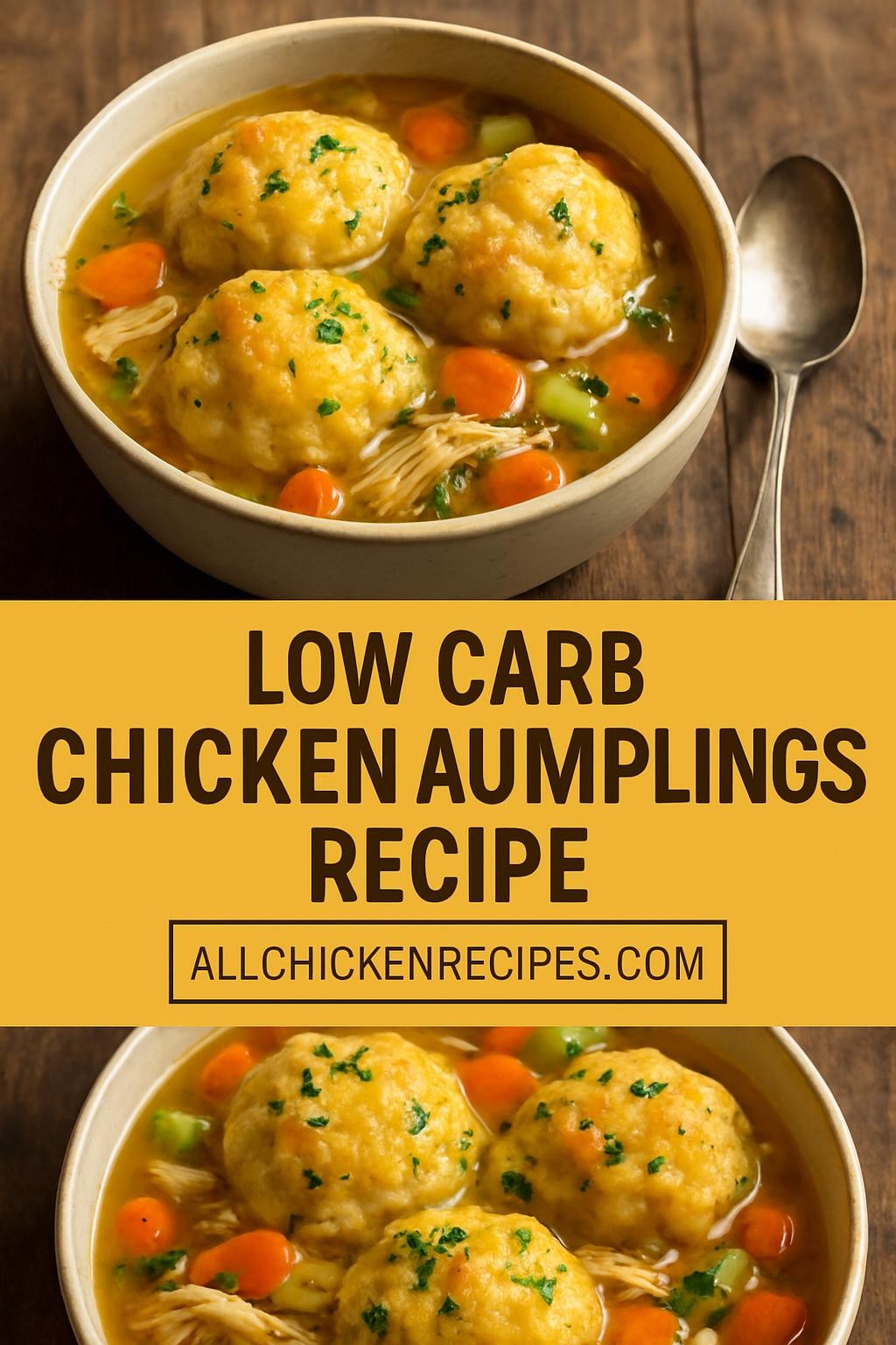 low carb chicken and dumplings recipe