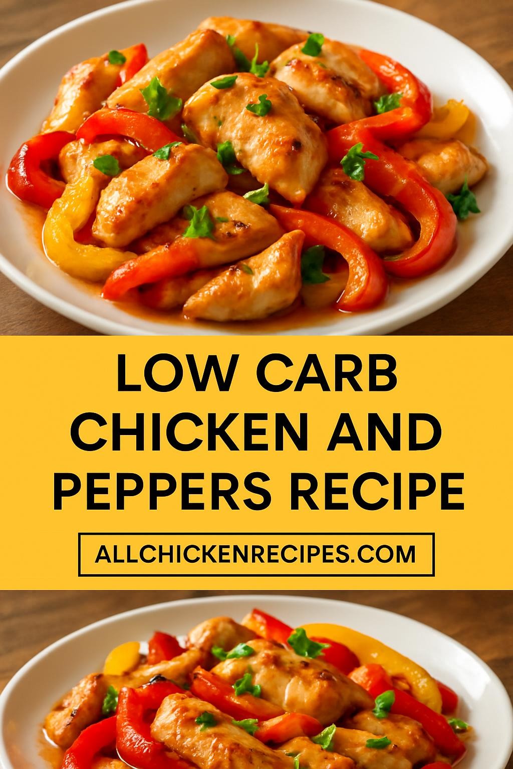 low carb chicken and peppers recipe