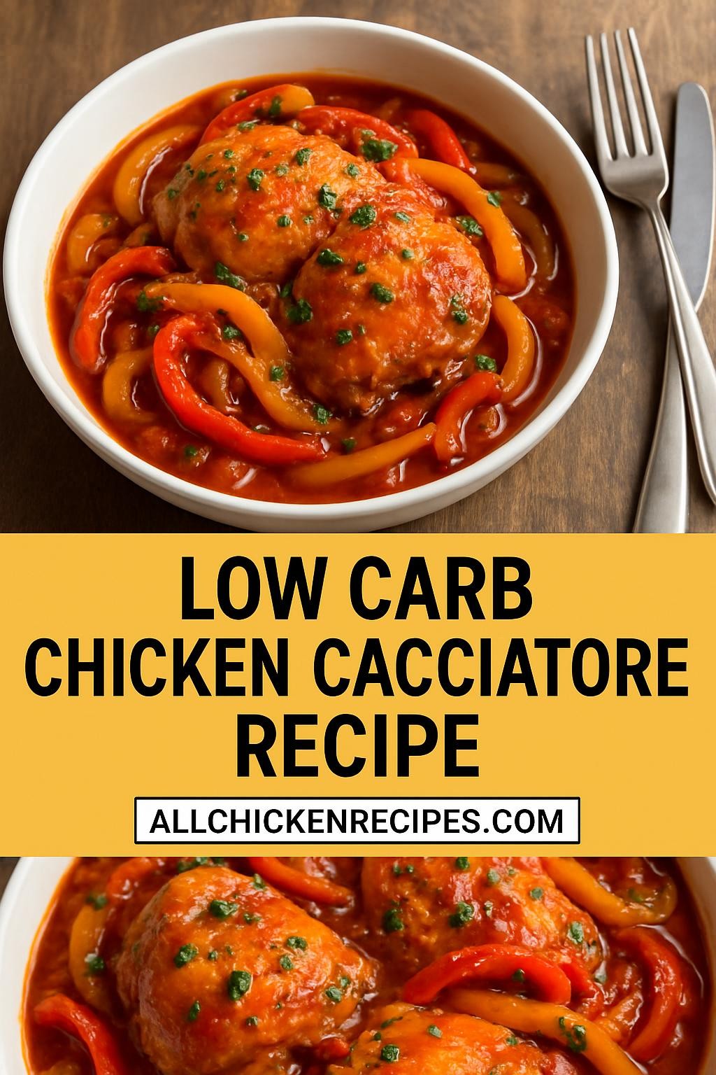low carb chicken cacciatore recipe