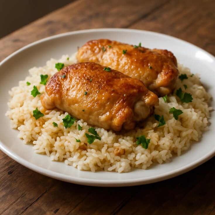 chicken-thigh-and-rice-recipe