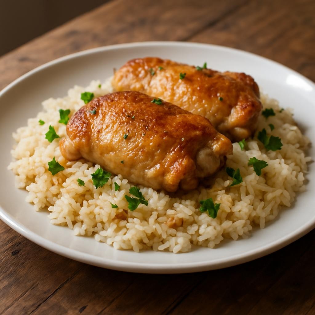 chicken thigh and rice recipe