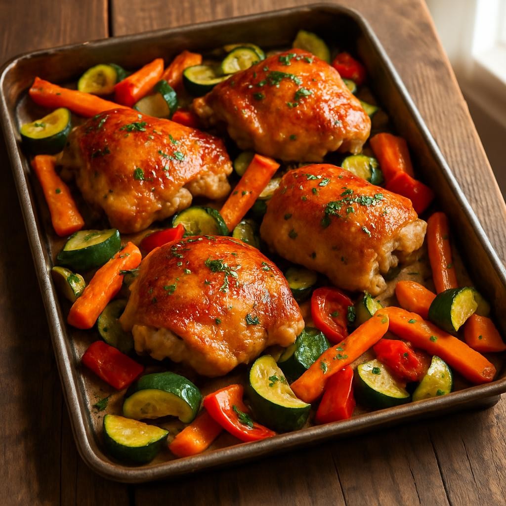 chicken thigh sheet pan recipe