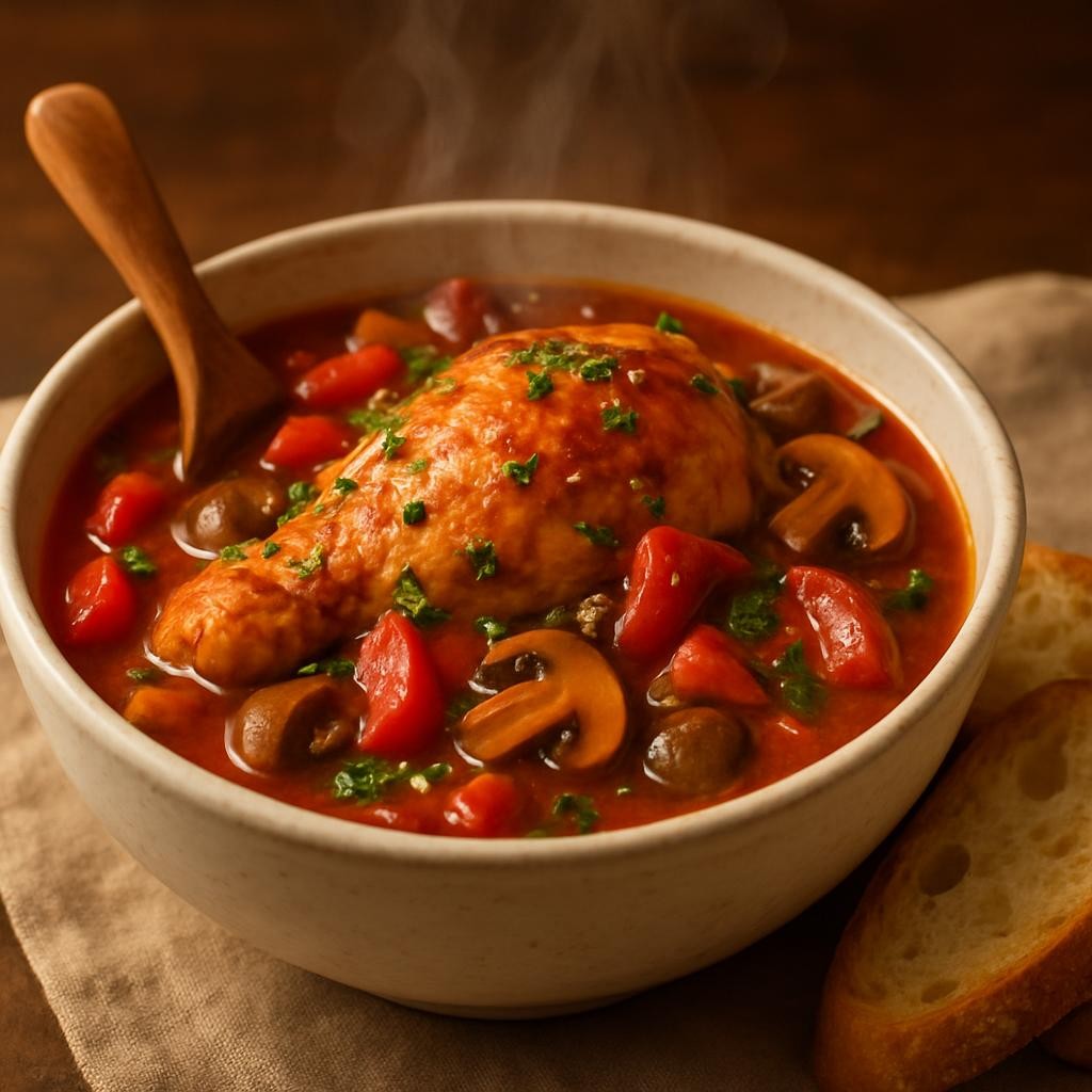 crockpot chicken cacciatore recipe