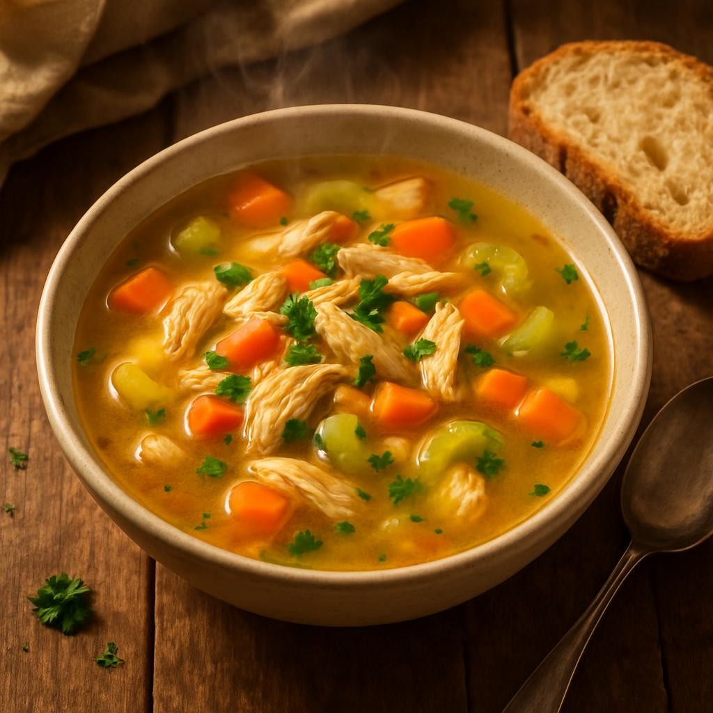 crockpot chicken soup recipe