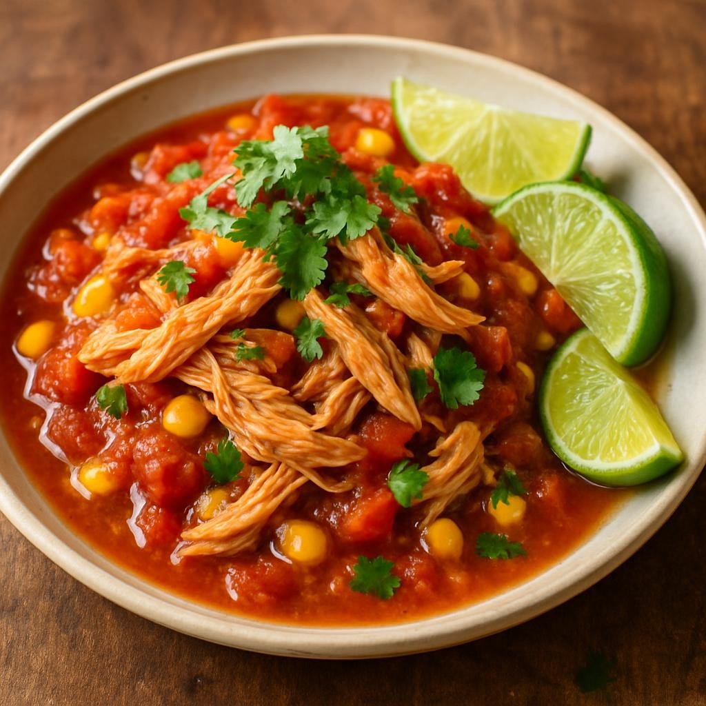 crockpot salsa chicken recipe