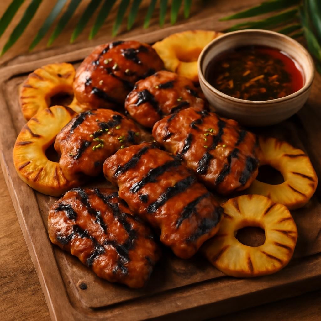 Hawaiian Grilled Chicken Thighs