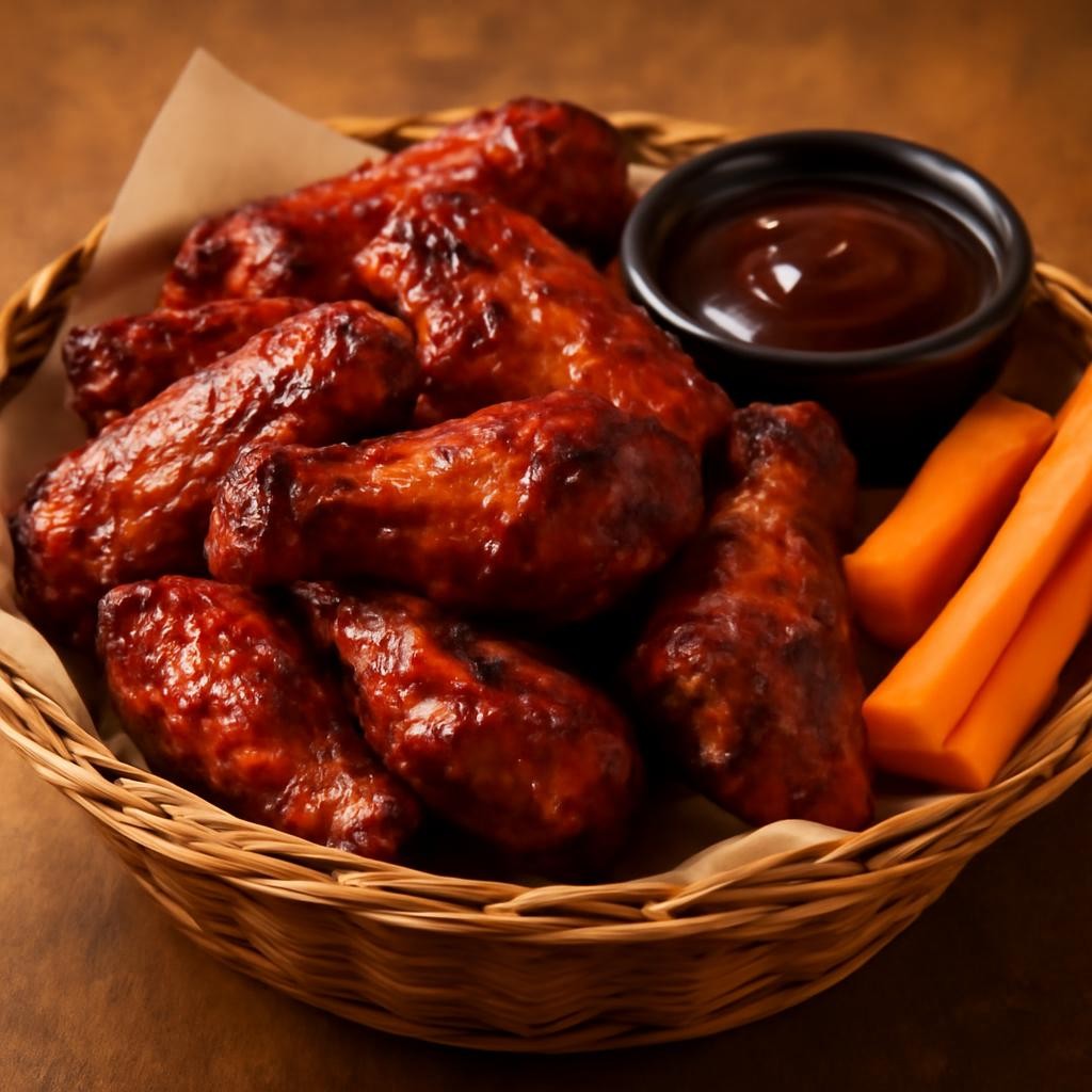 air fryer bbq chicken wings