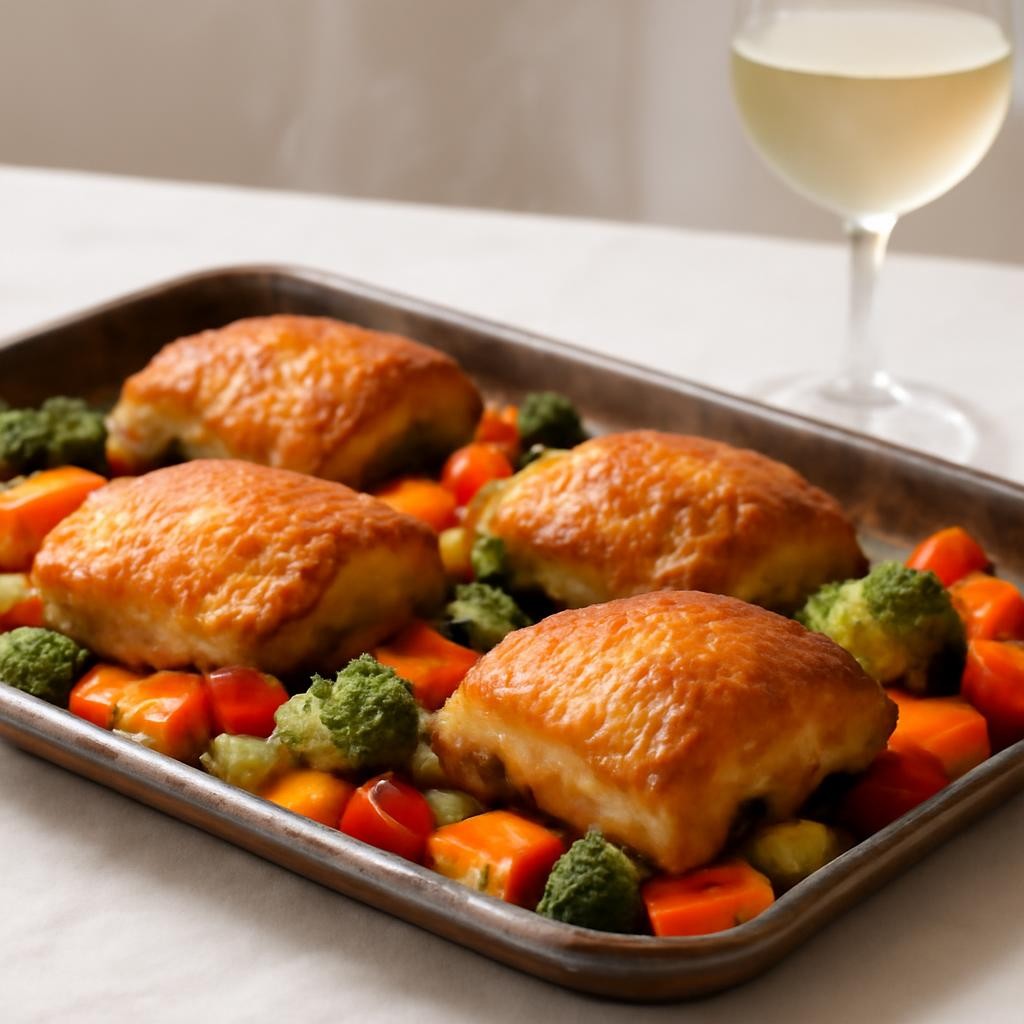 chicken thigh sheet pan recipe