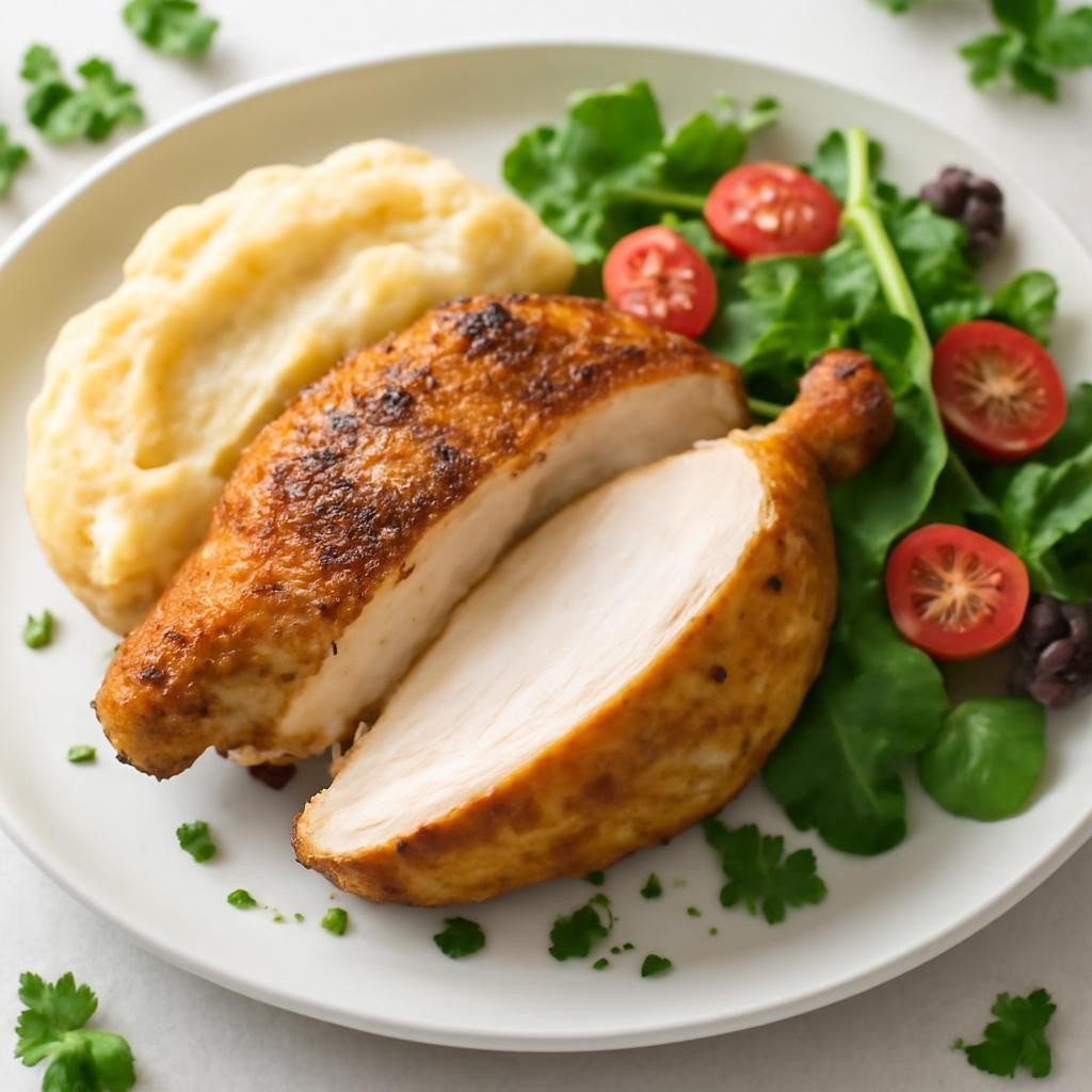 roasted bone in chicken breast recipe