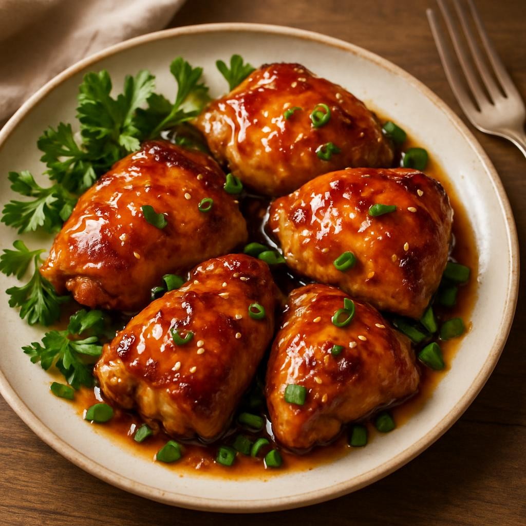 honey garlic chicken thigh recipe