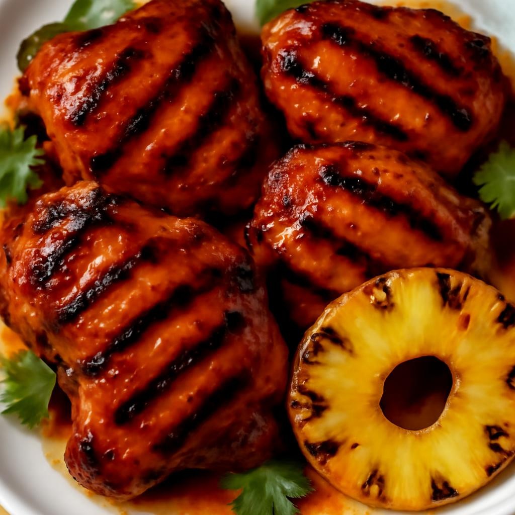 Hawaiian Grilled Chicken Thighs