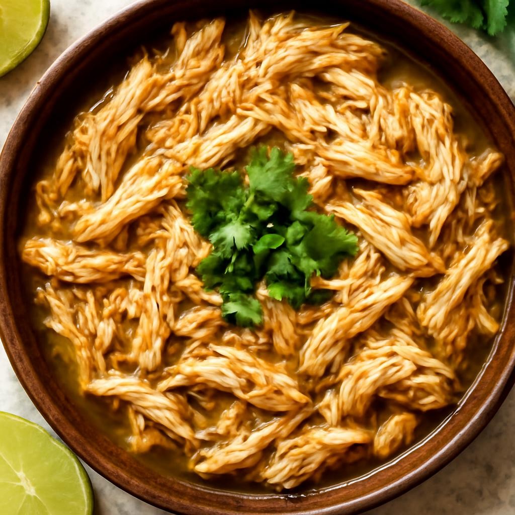 Juicy Crockpot Shredded Chicken