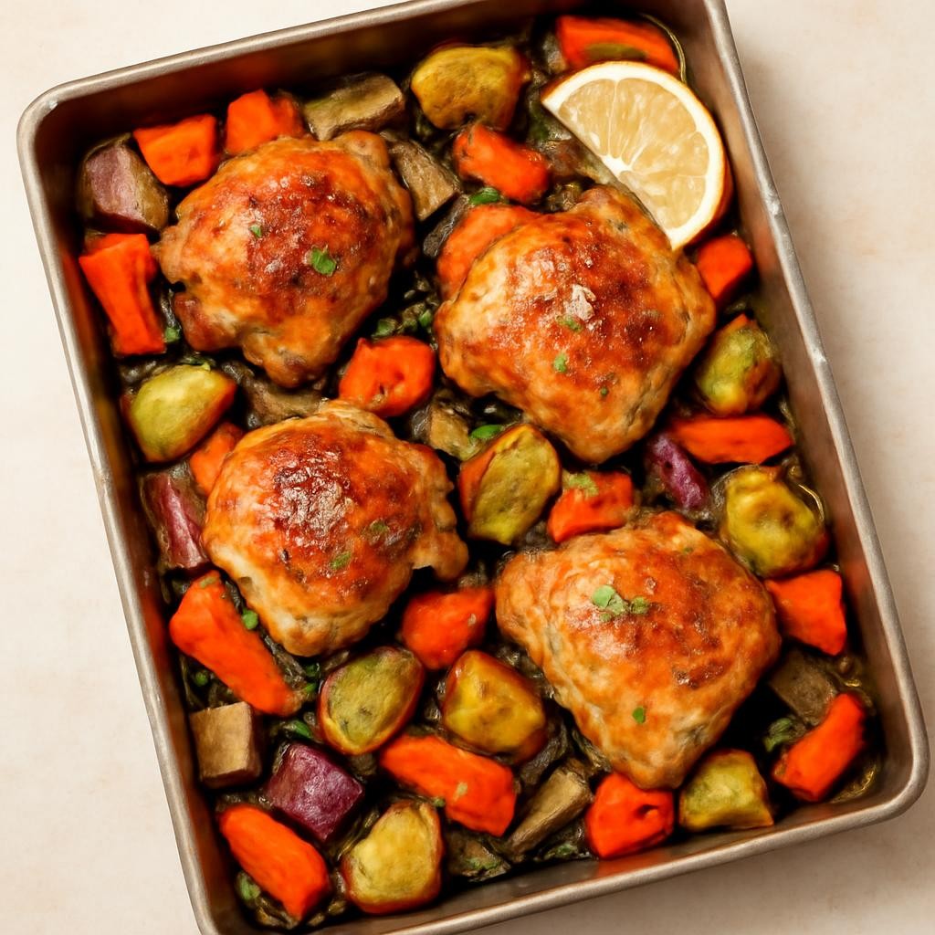 chicken thigh sheet pan recipe