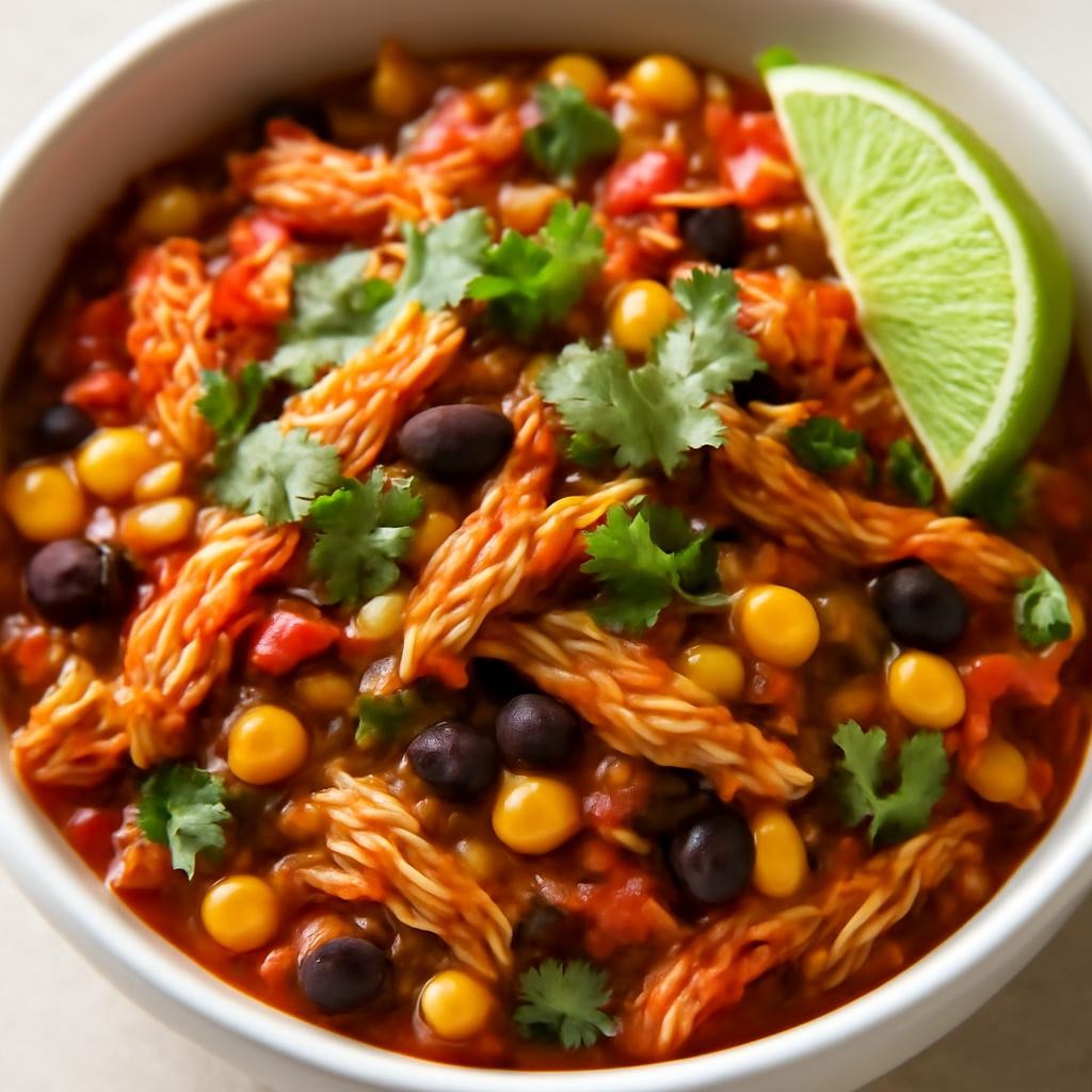 crockpot salsa chicken recipe