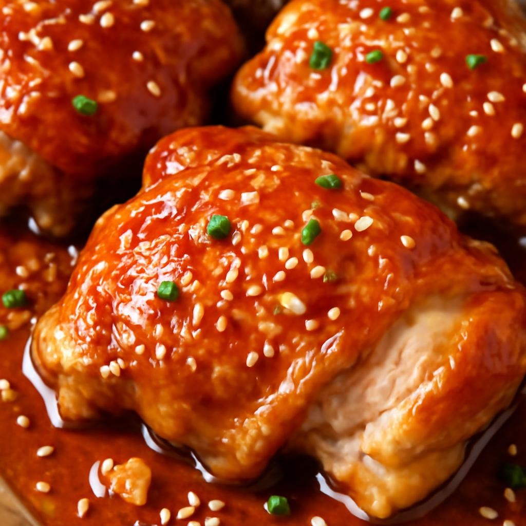 honey garlic chicken thigh recipe