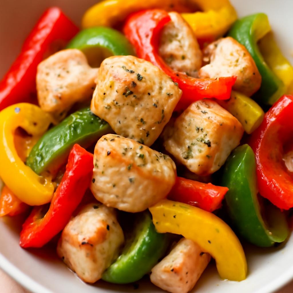 low carb chicken and peppers recipe