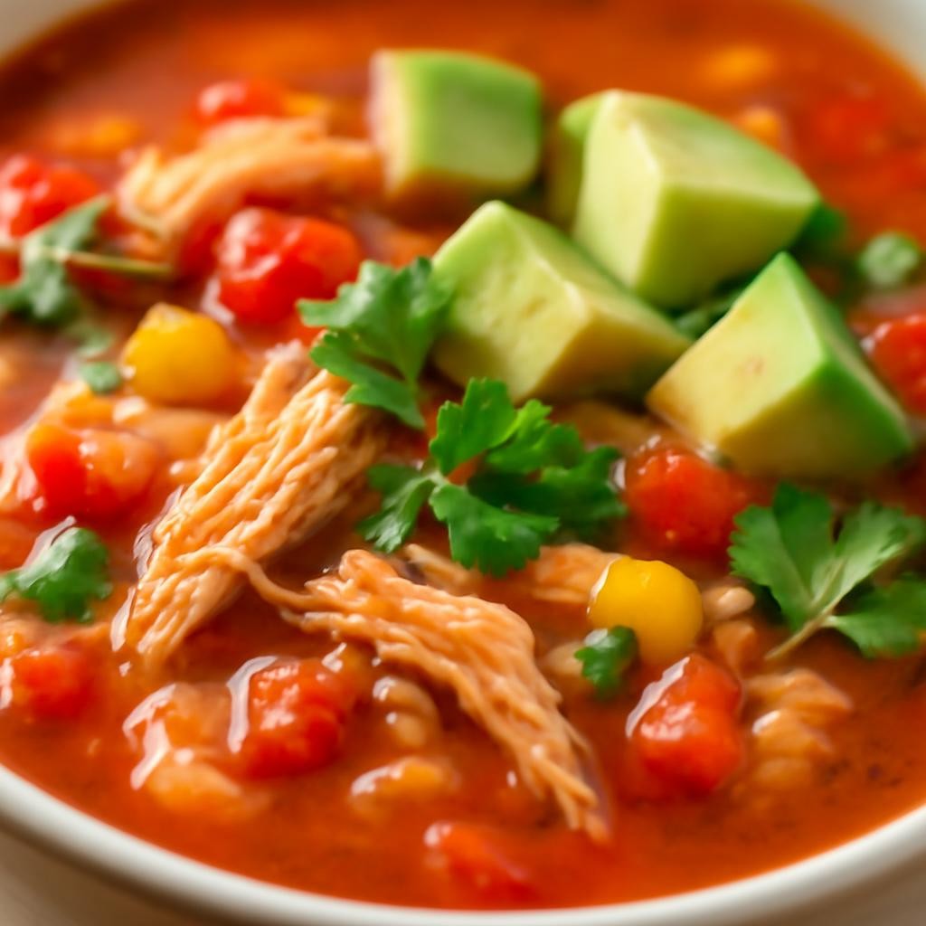 low carb chicken enchilada soup