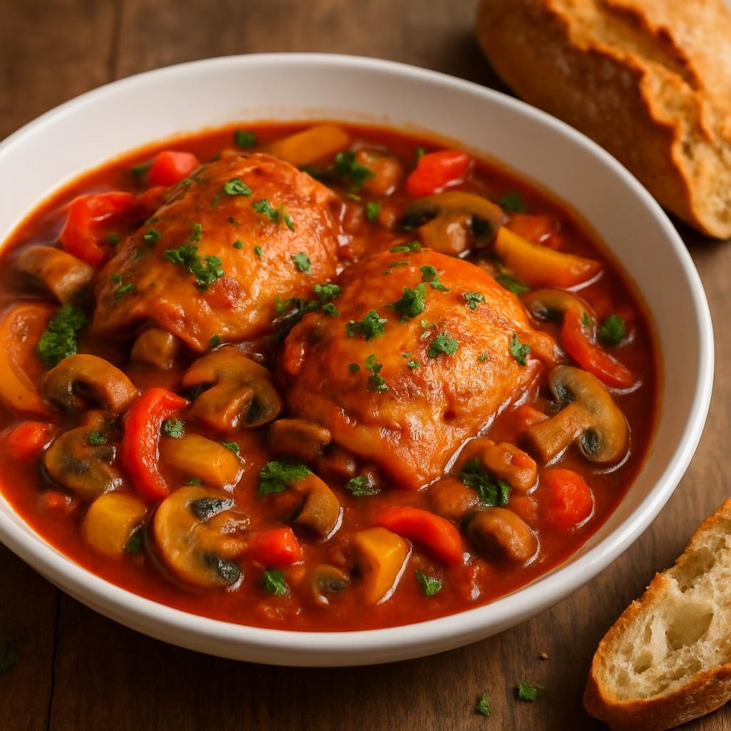 instant pot chicken cacciatore