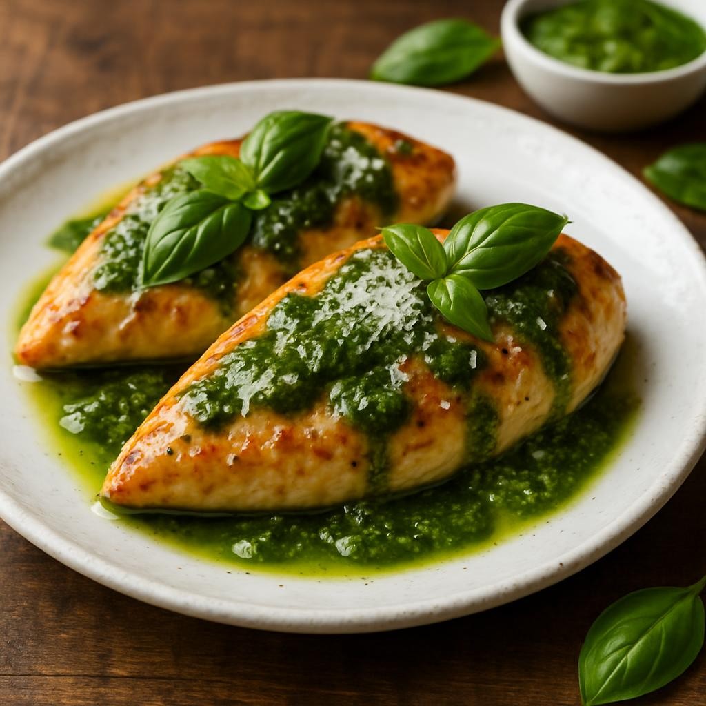keto pesto chicken recipe