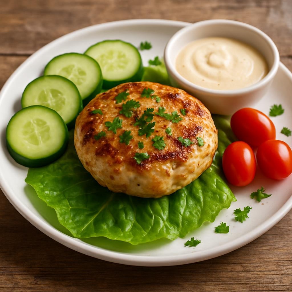 low carb chicken burger recipe