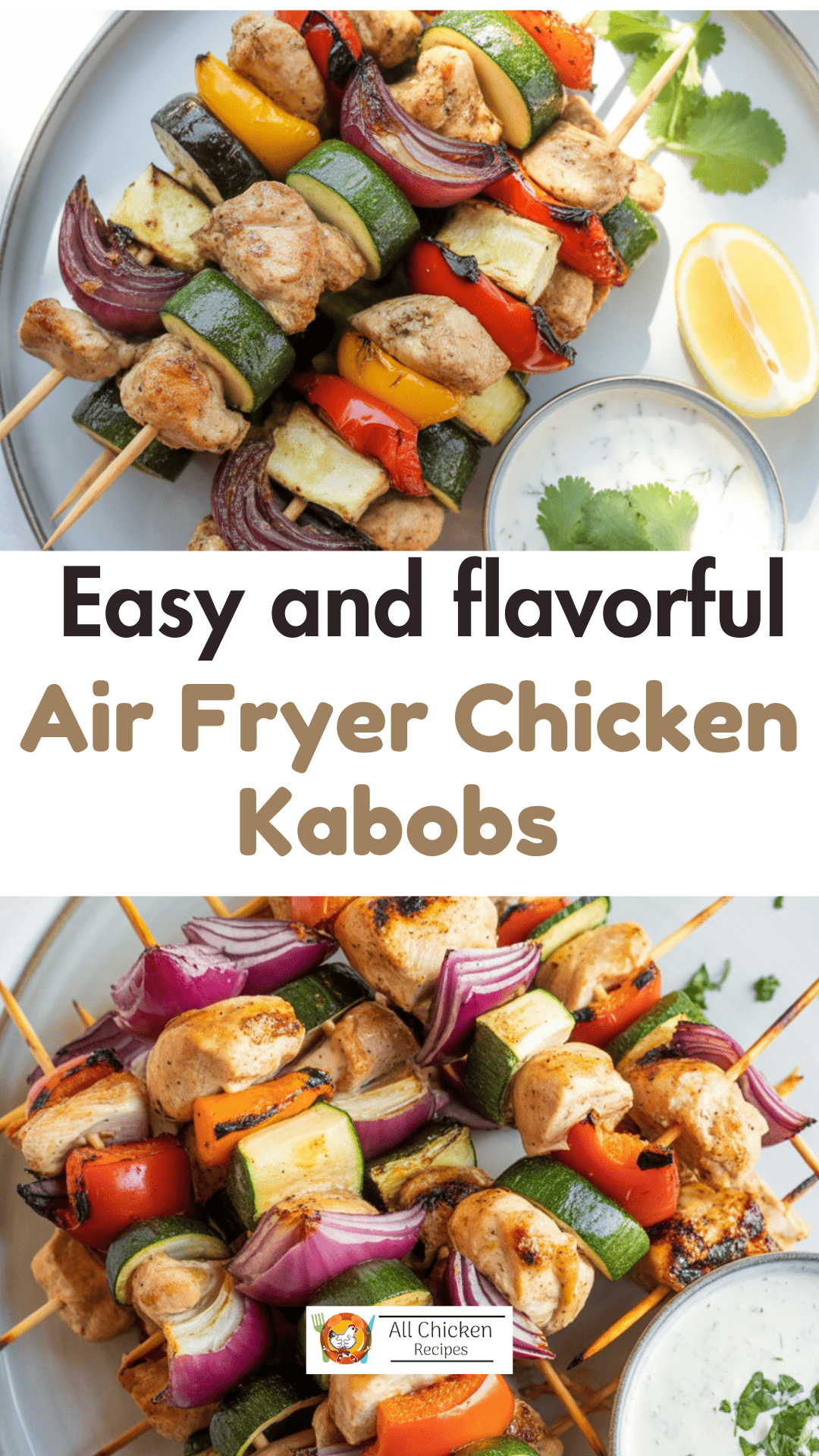 Air Fryer Chicken Kabobs Air Fryer Chicken Kabobs