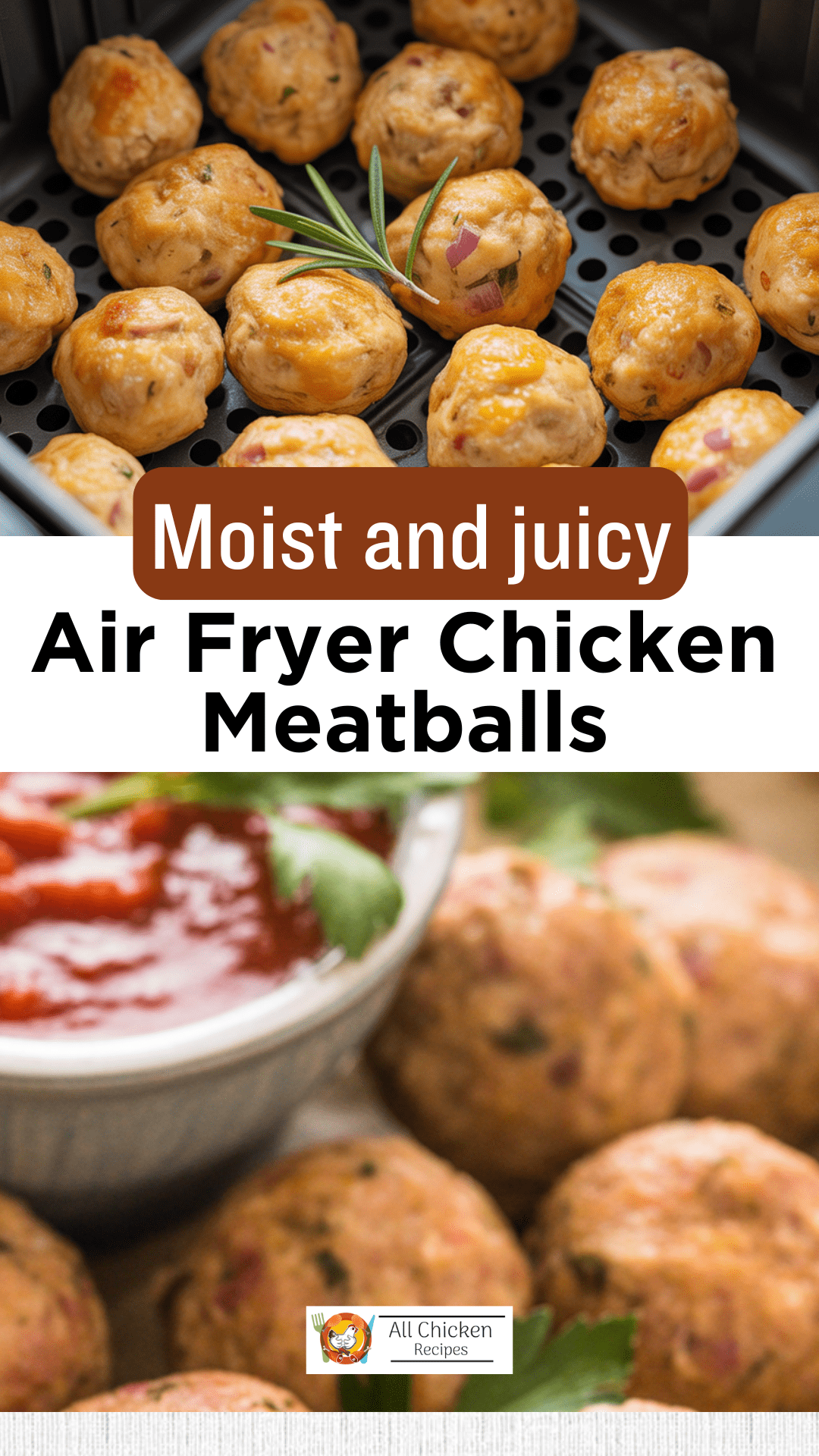 Air Fryer Chicken Meatballs Air Fryer Chicken Meatballs