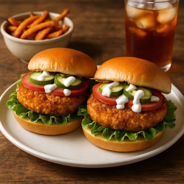 Air-Fryer-Frozen-Chicken-Patties