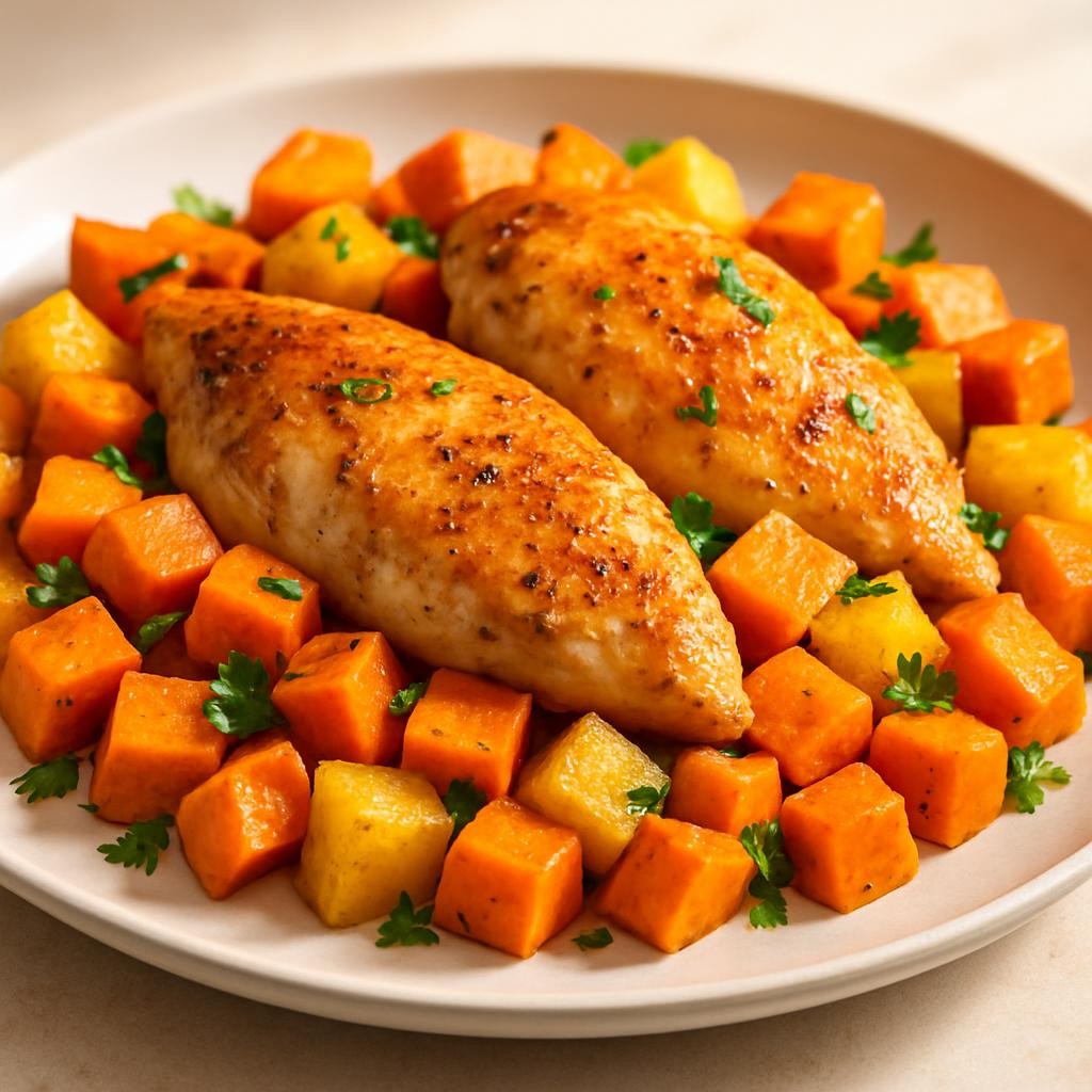 Chicken-and-Sweet-Potato-Skillet-Recipe