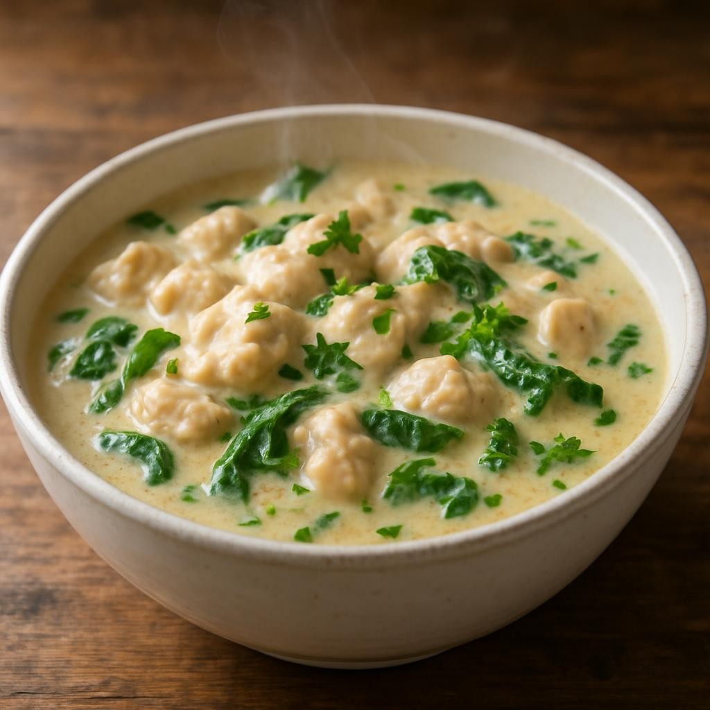 Creamy Keto Chicken Stew With Vegetables
