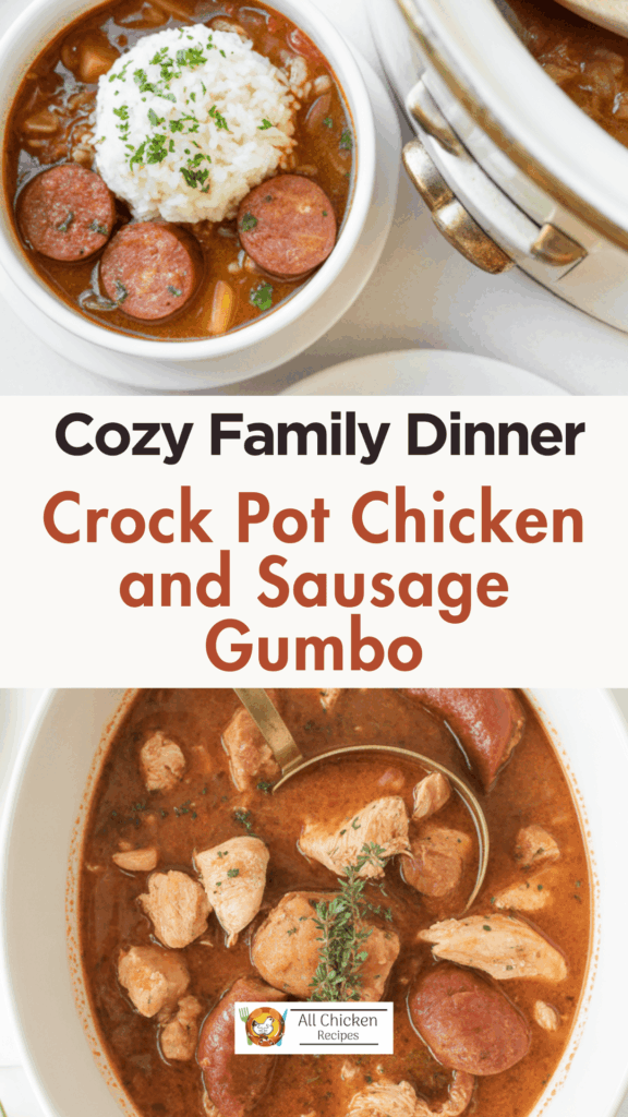 Crock Pot Chicken and Sausage Gumbo Crock Pot Chicken and Sausage Gumbo