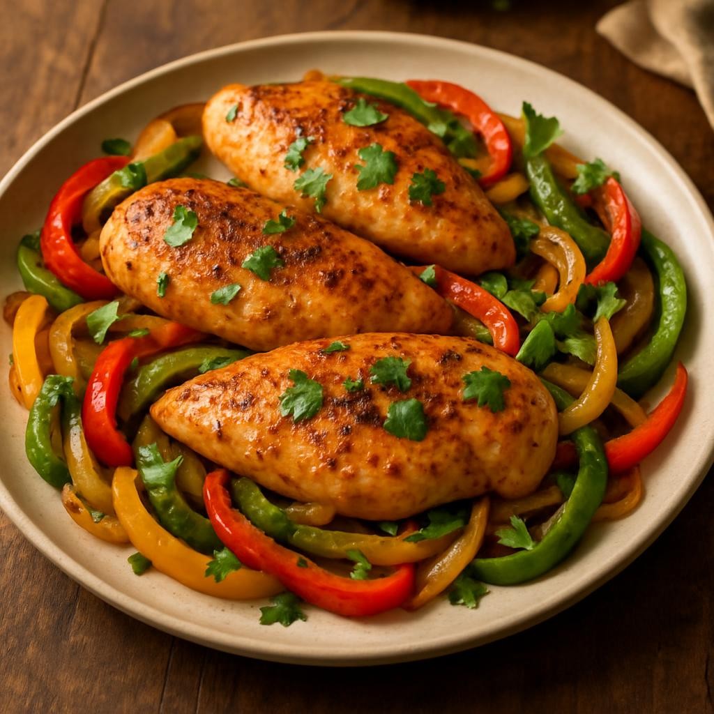 Keto-Baked-Chicken-Fajitas