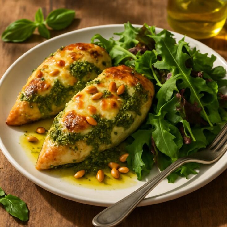 Low-Carb-Chicken-Pesto-Bake