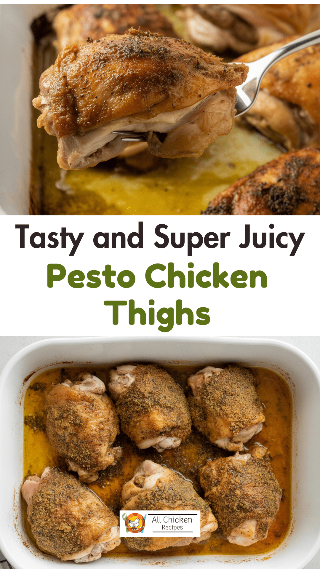 Pesto Chicken Thighs