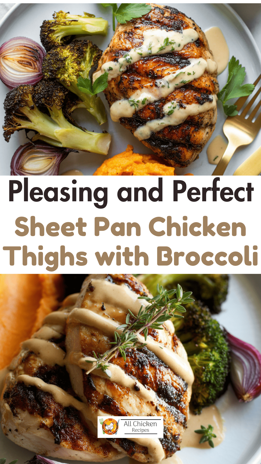 Sheet Pan Chicken Thighs with Broccoli Sheet Pan Chicken Thighs with Broccoli