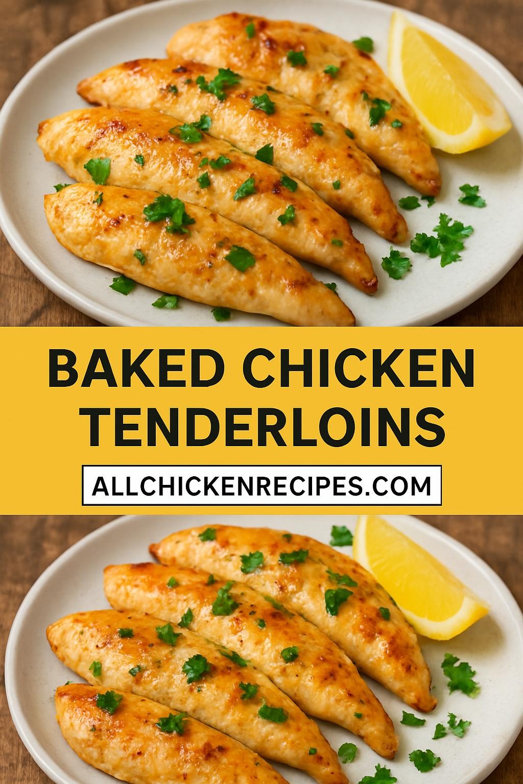 Baked Chicken Tenderloins