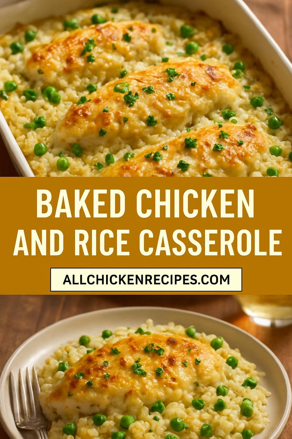 Baked Chicken and Rice Casserole