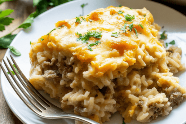 best Cheesy Chicken and Rice Casserole recipe best Cheesy Chicken and Rice Casserole recipe
