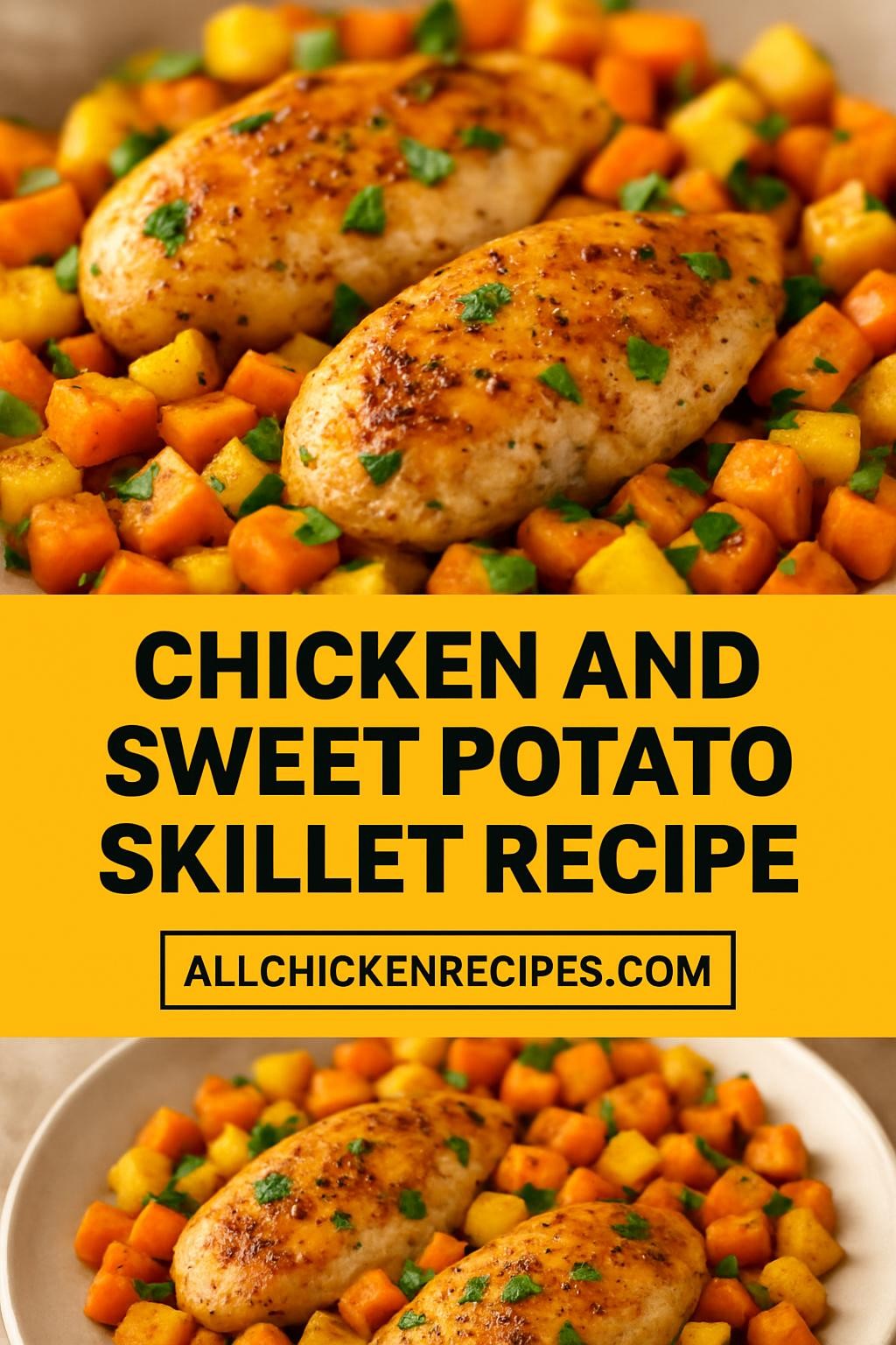 Chicken and Sweet Potato Skillet Recipe