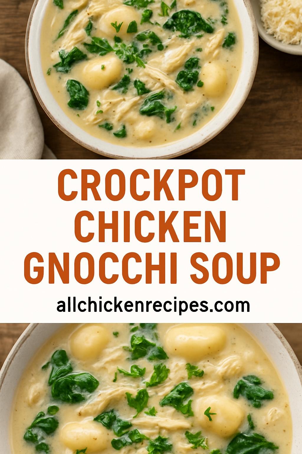 Crockpot Chicken Gnocchi Soup