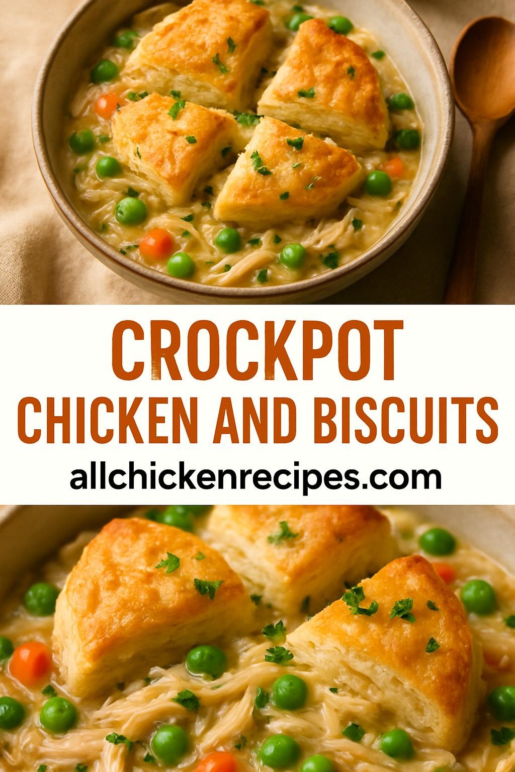 Crockpot Chicken and Biscuits