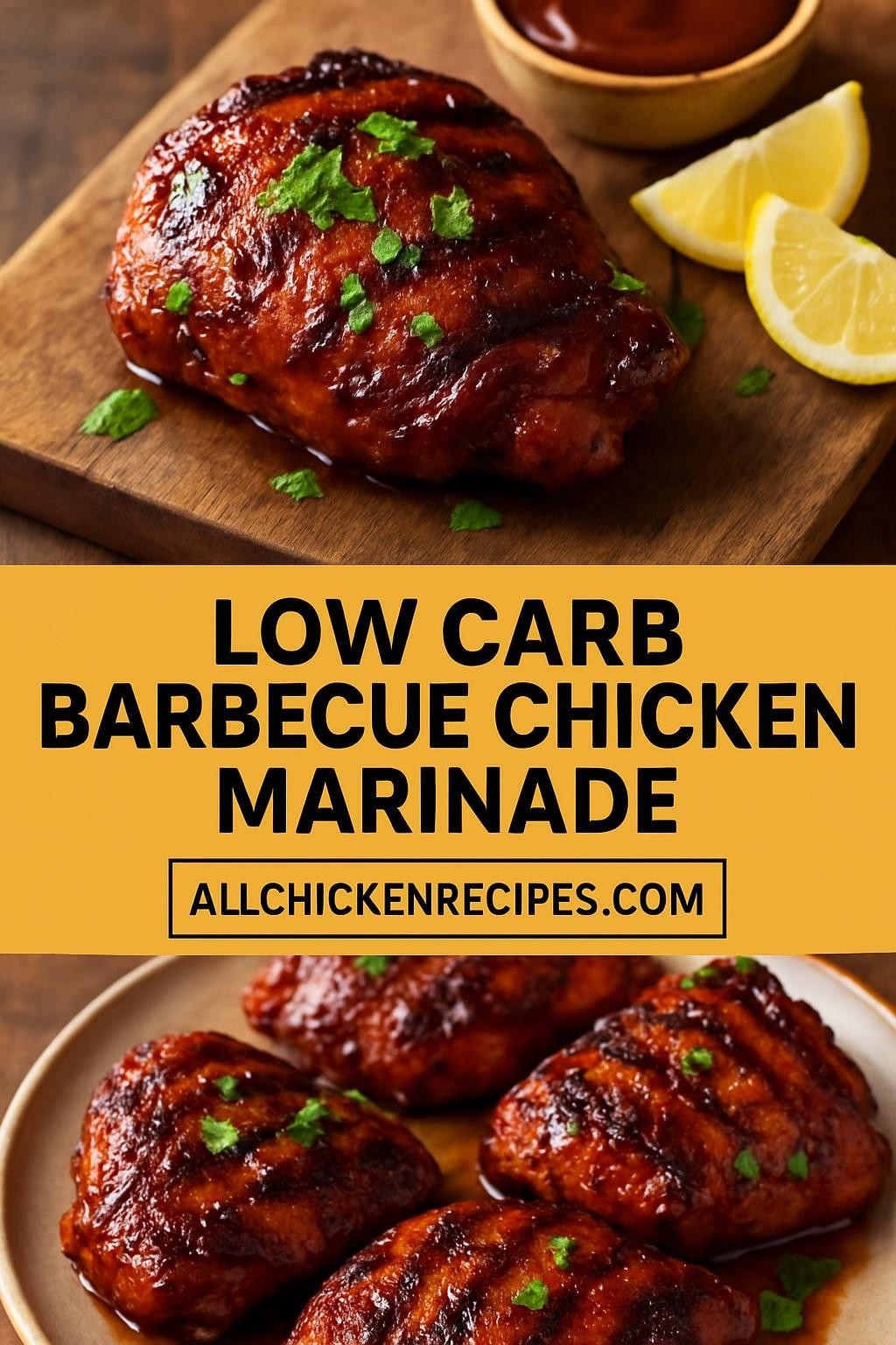 Low Carb Barbecue Chicken Marinade