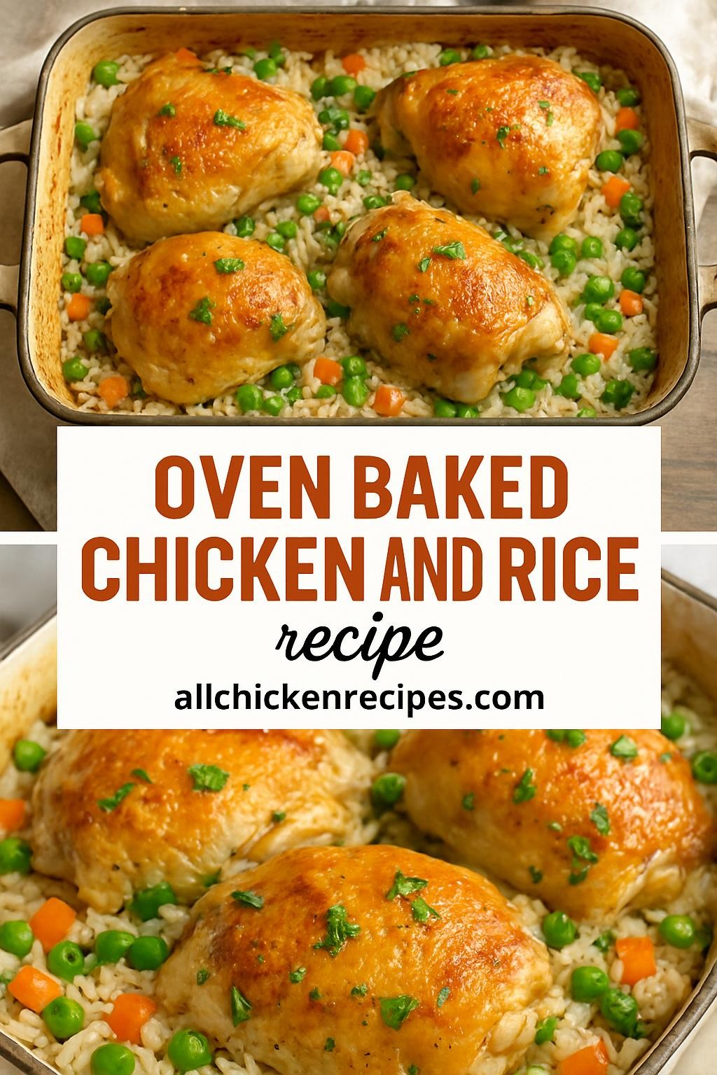 Oven Baked Chicken and Rice recipe