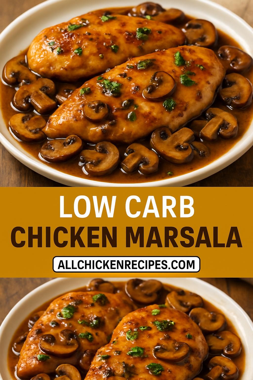 low carb chicken marsala